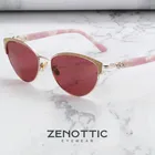 Женские солнцезащитные очки кошачий глаз ZENOTTIC, поляризационные солнцезащитные очки с защитой UV400, зеркальные очки для вождения