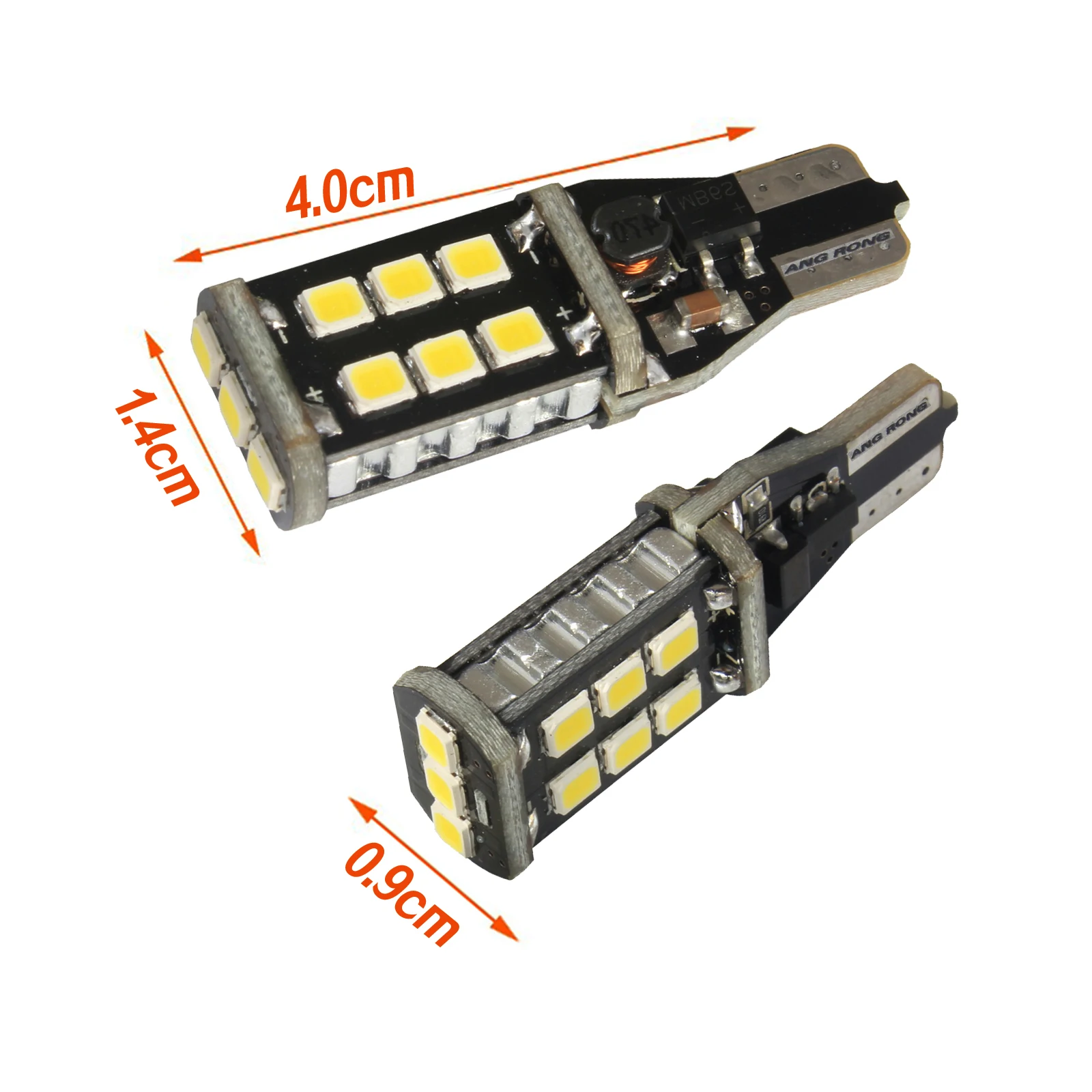 ANGRONG 2X 955 921 T15 168 W16W Светодиодная лампа 8 Вт бокосветильник индикатор задний