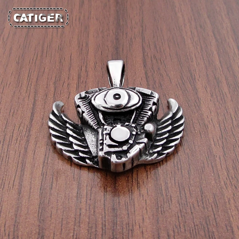 Бесплатная доставка Классическая Байкерская Подвеска из нержавеющей стали 316L с