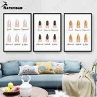 Маникюрный салон, холст, живопись, настенное искусство, Декор, современная мода, магазин косметики, украшение для дома, художественный постер, каталог, руководство, живопись