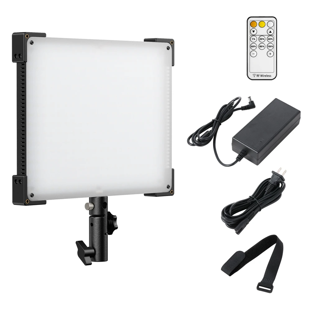 

Bi-Color Светодиодная лампа для освещения видео 3200K-5600K Dimmable 360 LED Beads CRI 96 + с дистанционным управлением Photo Studio Product Photography