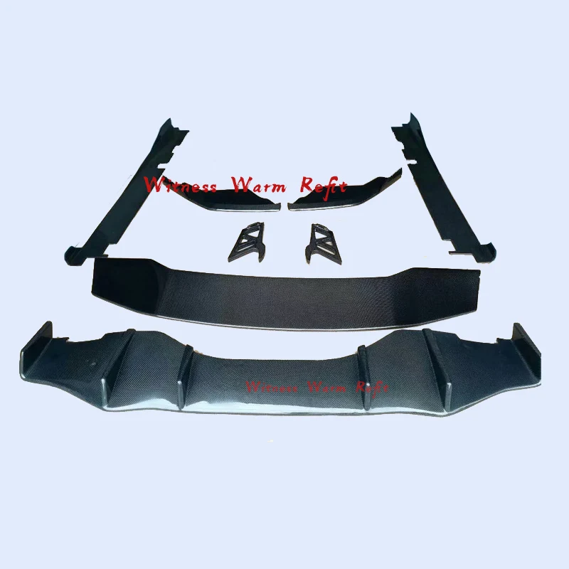 Разветвитель для переднего бампера из углеродного волокна задний диффузор