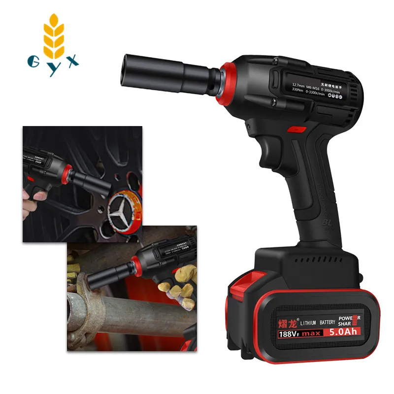 

Электрический гаечный ключ с высоким крутящим моментом/бесщеточный перезаряжаемый гаечный ключ/втулка для ремонта автомобиля/шины