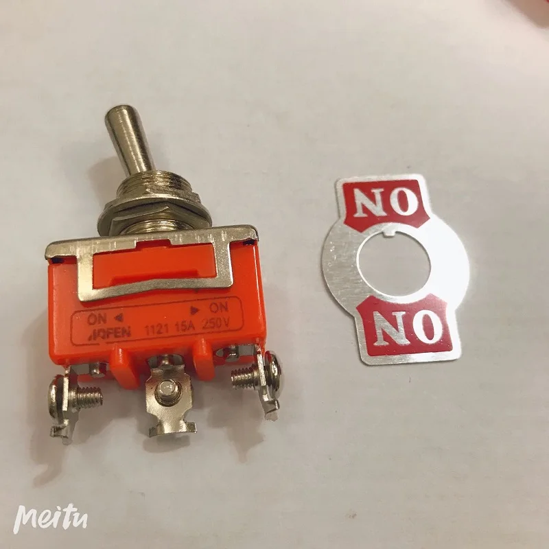 1 шт. E-TEN1021 AC 250V 15A 2 Pin DPDT SPST SPDT на включение/выключение 3-позиционный Мини тумблер