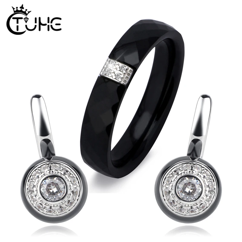 Женские Ювелирные наборы Модные Круглые кубический цирконий гипоаллергенные