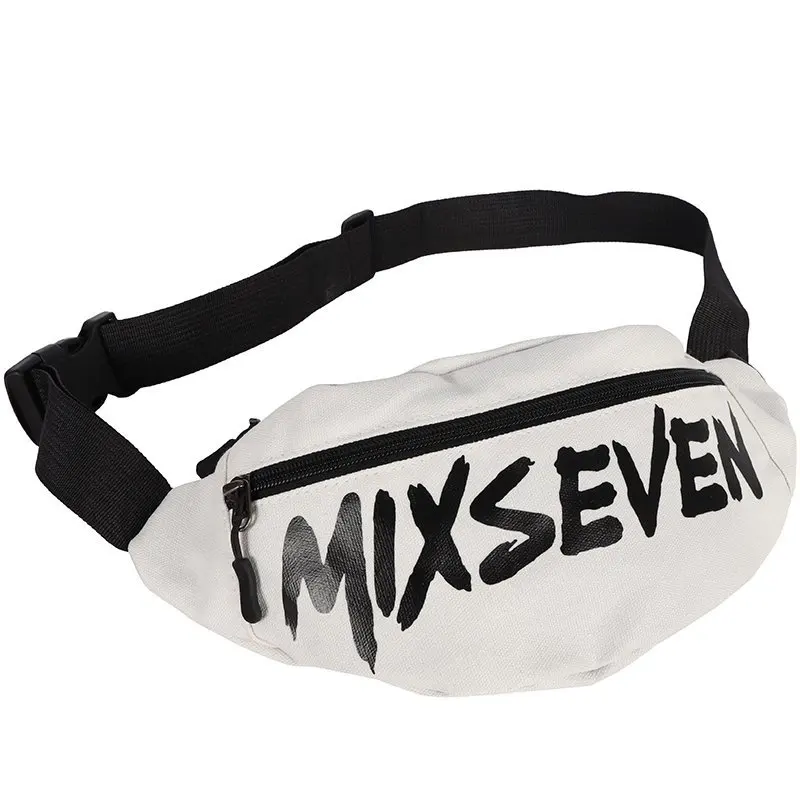 

Trend Unisex Waist Bags Hip Street Hop Chest Bag Nylon Banana Bag Men Fashion Fanny Pack Travel Crossbody Pouch Phone Pouch