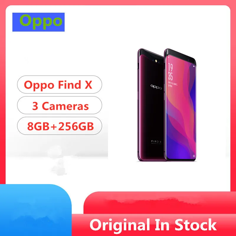 Сотовый телефон Oppo Find X LTE Snapdragon 845 Android 8.1 6 42 дюймовый экран IPS 2340х1080 8 ГБ ОЗУ 256 ПЗУ