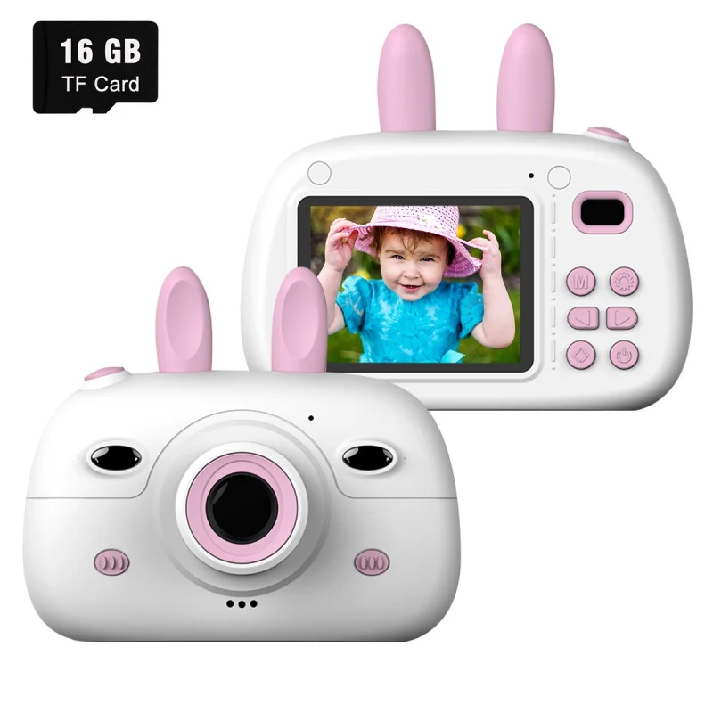 32GB детская камера игрушки 2,0 дюймов ips HD экран дети анти-встряхивание цифровая камера для ребенка подарок - Цвет: B4