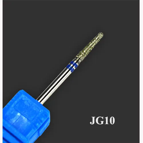 JG10 Корундовое сверло для ногтей, алмазная фреза, сверло для электрической машины, пилочки для маникюра, гель для удаления, аксессуары для ногтей, инструмент JG01-17-1 - Цвет: JG10
