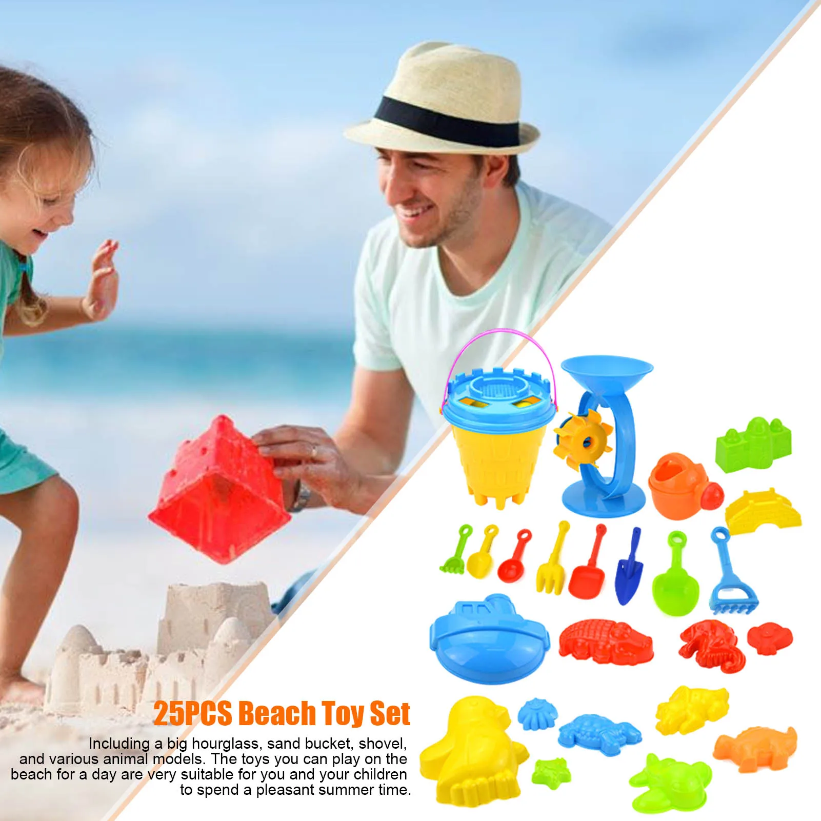 

Beach Toy Sand Set Sand Play Sandpit Toy Summer Outdoor Children Sand glass Shovel Tool Gifts Beach Sand Toys Zandbak heathly