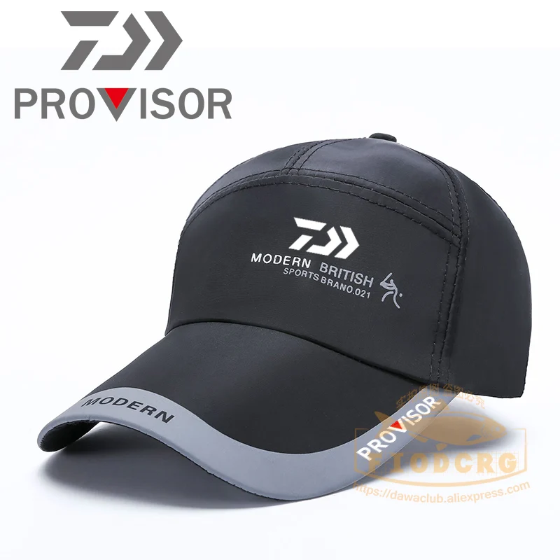 

2021 New Daiwa Anti-UV Cap Waterproof Sports Men Fishing Hat Sun Hat Summer Outdoor Fisherman Sun Hat Fishing peaked cap