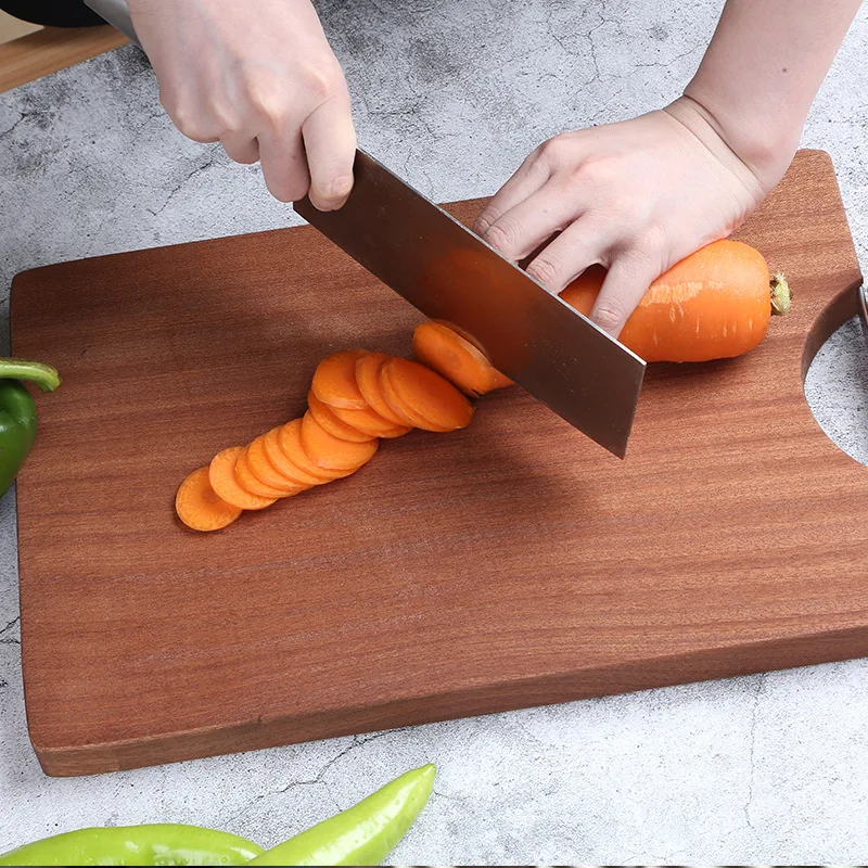 Кухонные инструменты разделочная доска для овощей и мяса из черного дерева | Дом