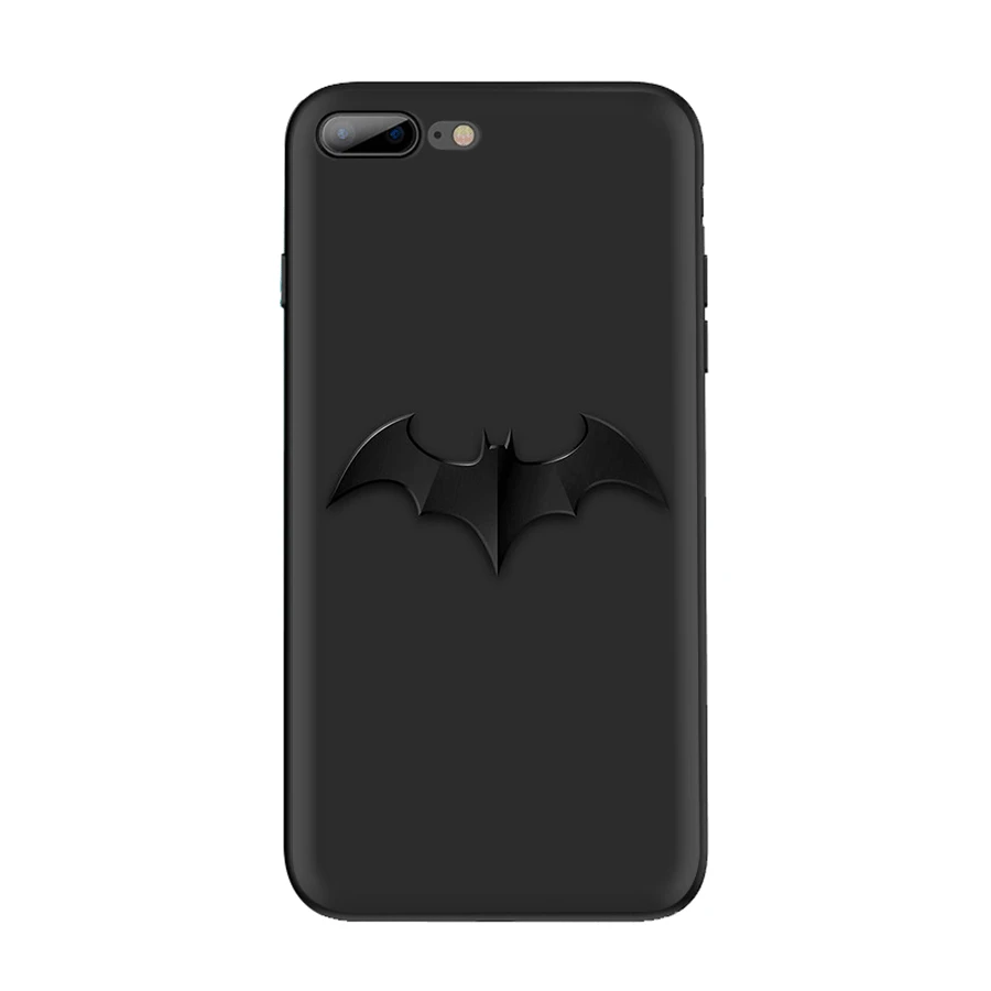 Чехол для мобильного телефона из ТПУ для iPhone 5 5S 6 6s 7 8 Plus X XR XS Max Shell с логотипом Marvel Бэтмен