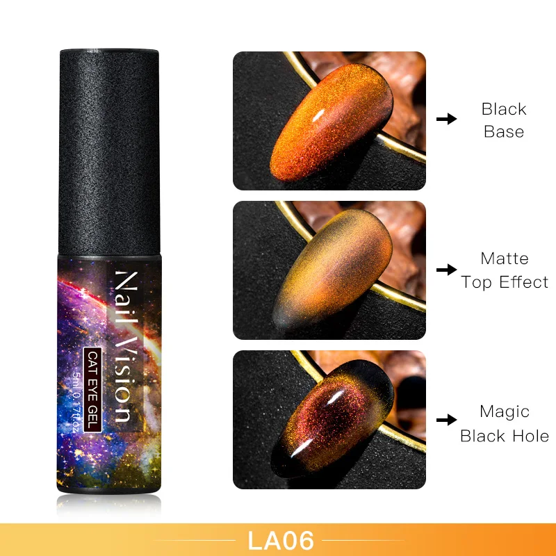 AAS08029 Nail Vision 9D Galaxy Cat Eye гель-Хамелеон Гель для ногтей длительный Galaxy Star эффект кошачьих глаз замачивается УФ/светодиодный - Цвет: AAS08029