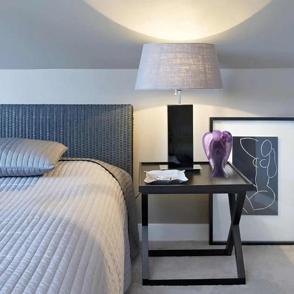 Ангел Хрустальный орнамент украшение для дома аметист искусственная сосна