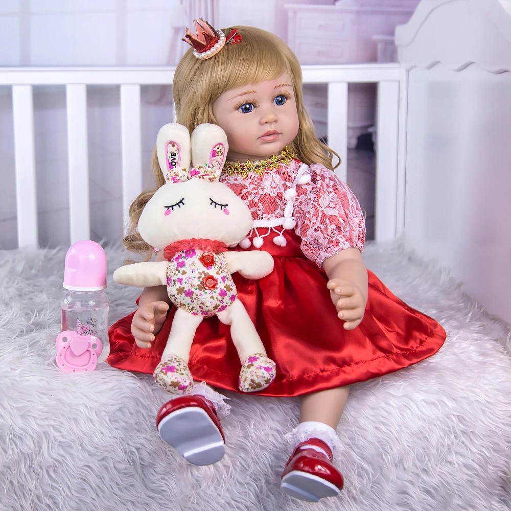 Кукла новорожденная силиконовая 24 дюйма 60 см |