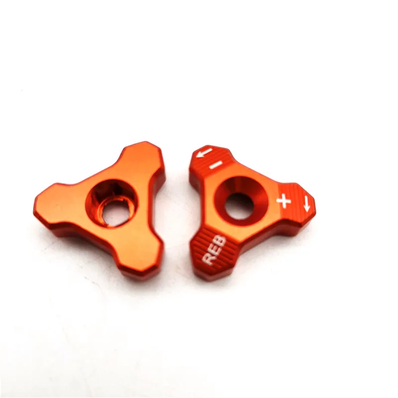 

6061-T6 Алюминий оранжевый 48 мм передний амортизатор рукоятка вилки регулировки болт для 48 мм вилки