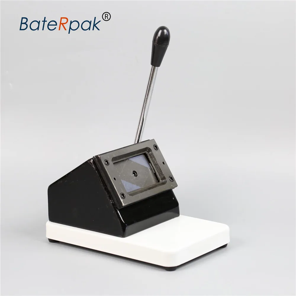 Штамповочная машина для ПВХ карт 86x54 мм резак бумаги идентификационной Карты