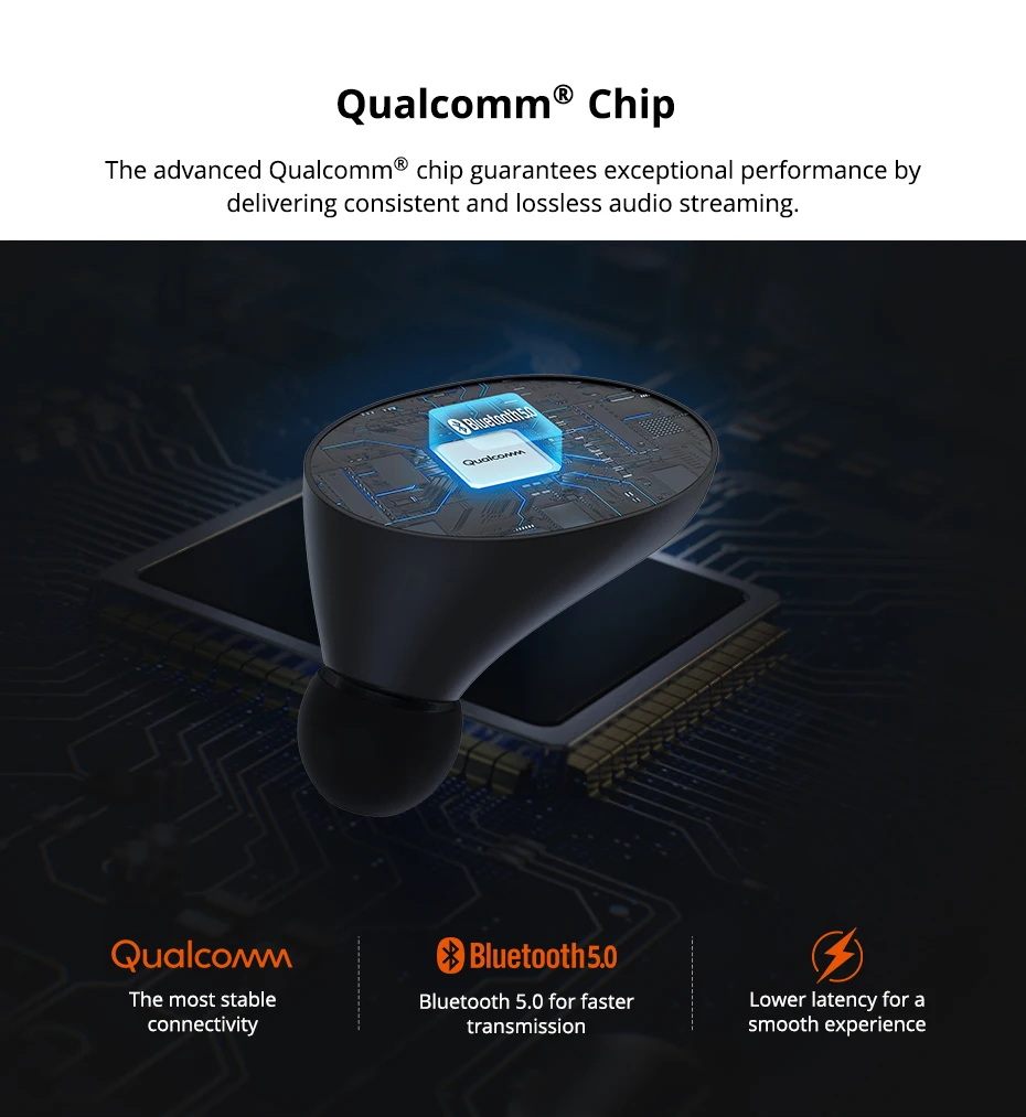 Tronsmart Spunky Beat наушники Bluetooth беспроводные TWS наушники aptX с QualcommChip CVC 8,0 сенсорное управление голосовой помощник