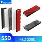 Радиатор Jonsbo M.2 SSD NVMe M2 2280, твердотельный жесткий диск, алюминиевый радиатор с термопрокладкой, термопрокладка для настольного ПК