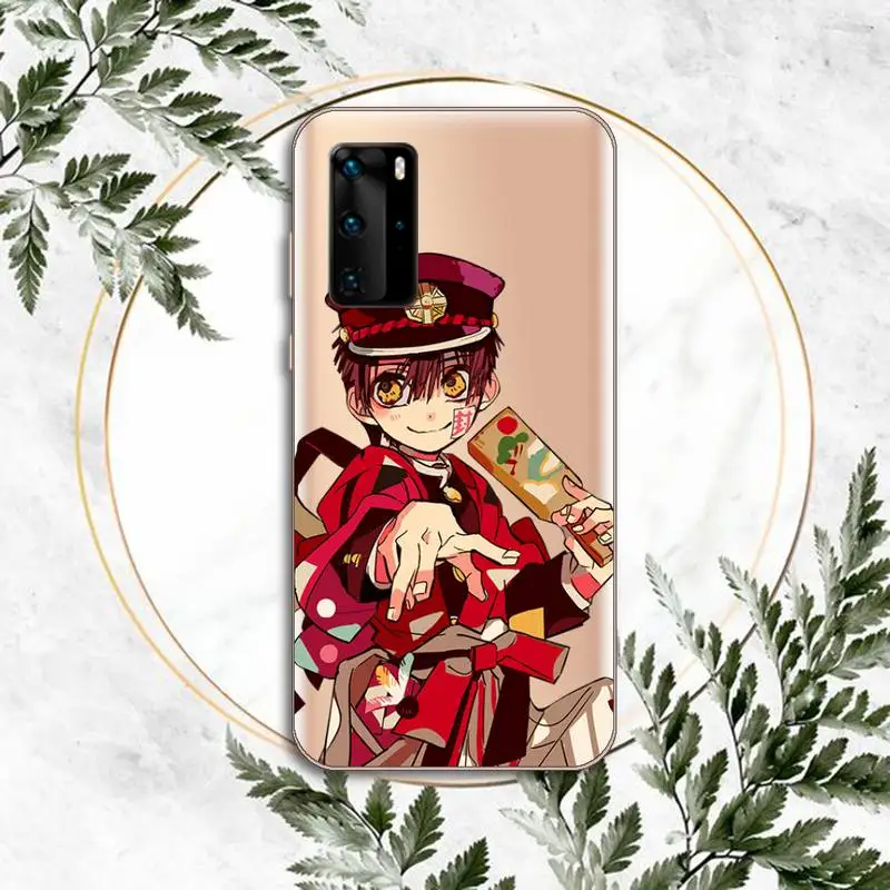 

Anime Toilet Bound Hanako Kun Phone Case Transparent for huawei honor P 40 30 20 lite Pro 10 i 8 9 x p smart 2019