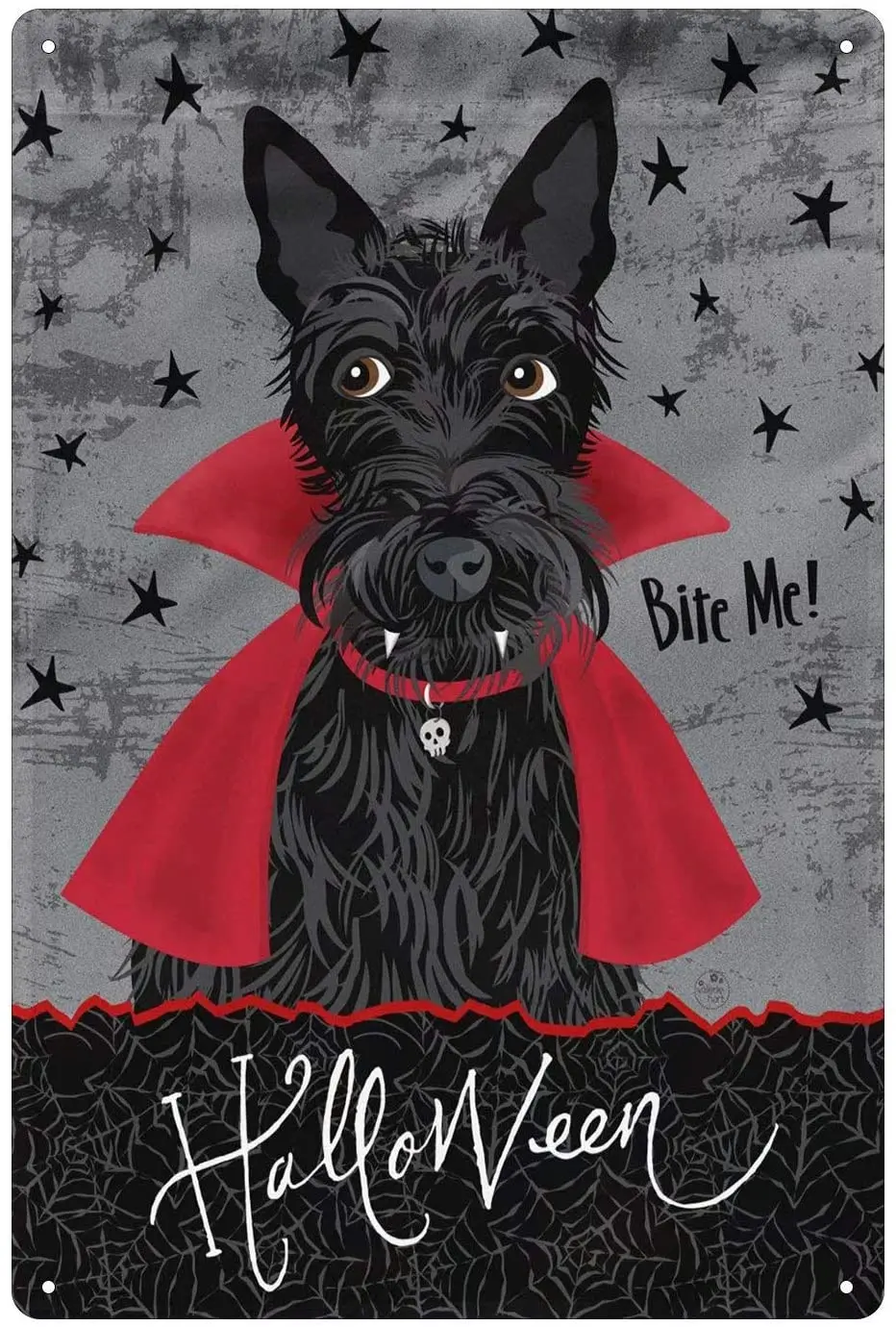 

Funny Dog Mermaid Metal Tin Sign, Haeeoween Wall Decor Retro Bar Pub Diner Cafe Home Bathroom and Room Art Poster Iron Poster Pa