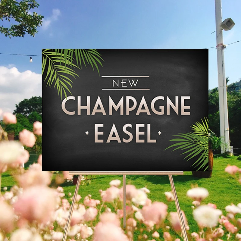 Персонализированный цветной акриловый Свадебный знак приветствия цветочный