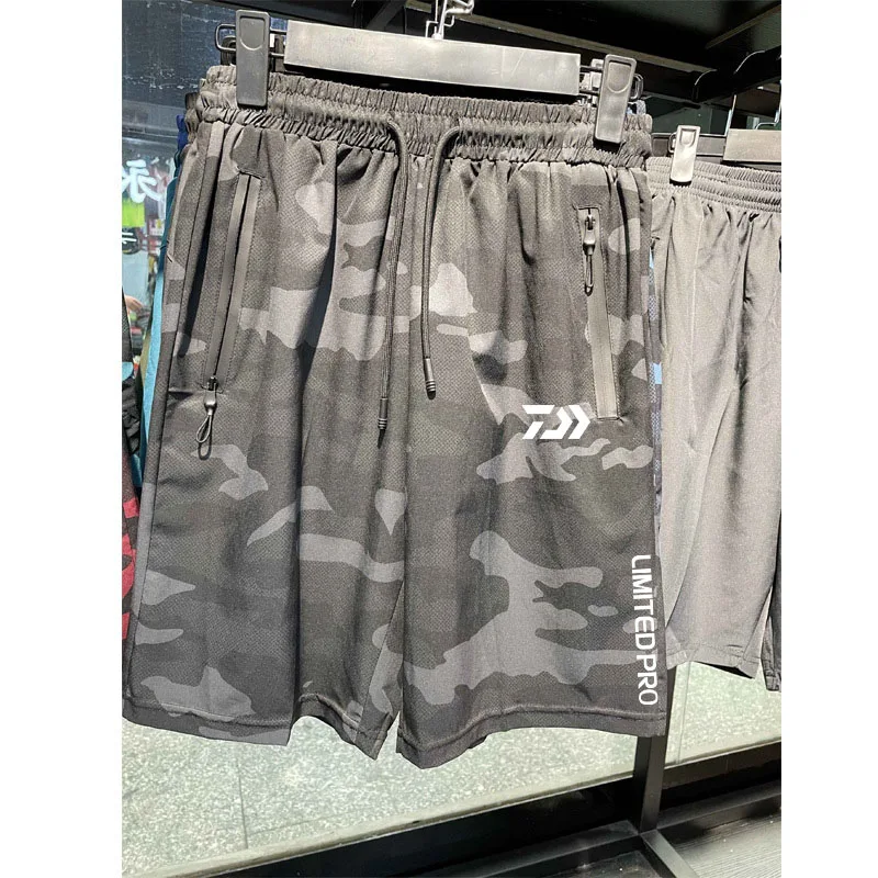 

Daiwa Men's Outdoor Sports Cycling Shorts MTB Downhill Trousers Mountain Bike Bicycle Shorts Water Resistant Fishing Pants