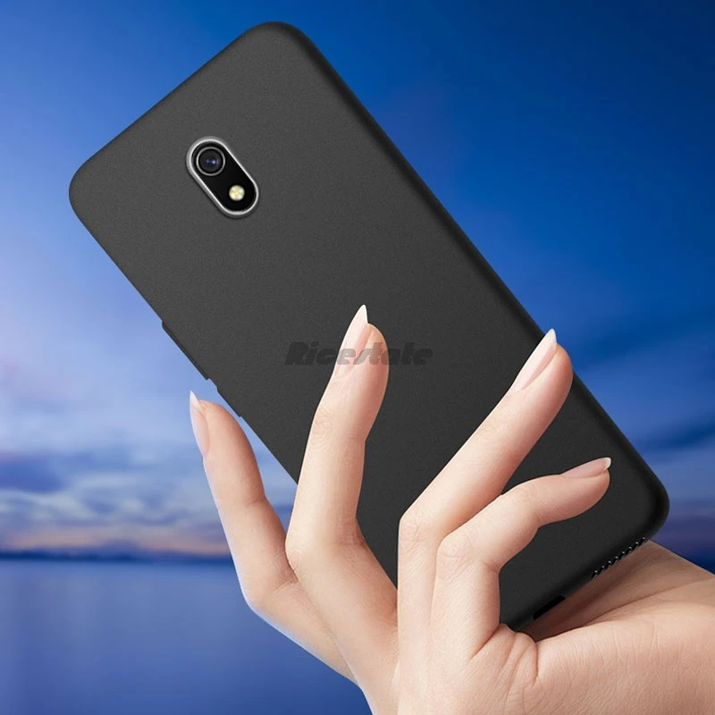 Ультратонкий яркий матовый цветной чехол для Xiaomi Redmi 8A Силиконовый ТПУ мягкий