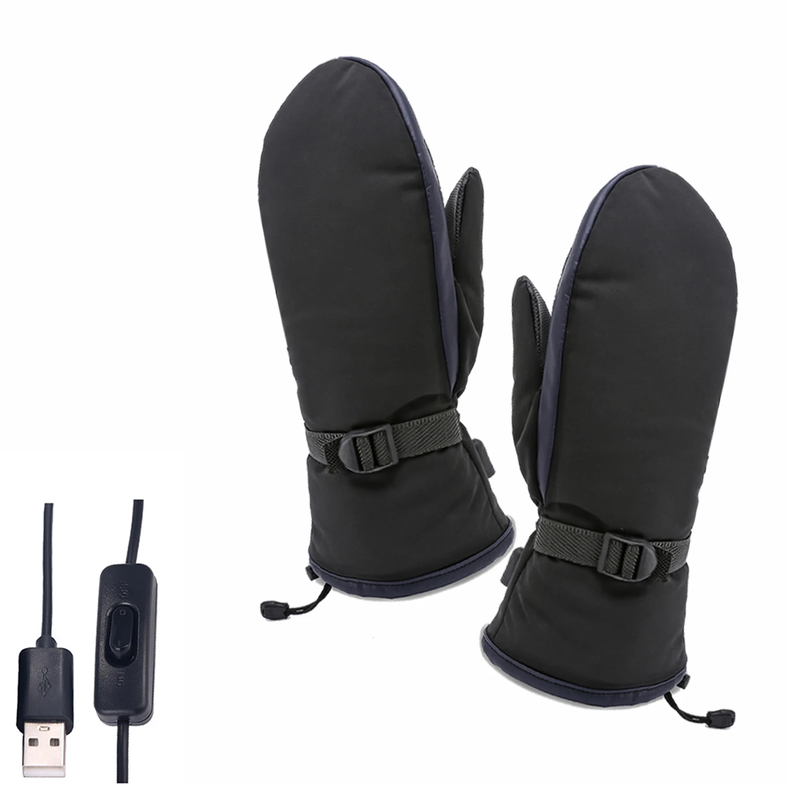 

Перчатки с подогревом, зарядка через USB, теплые перчатки, грелка для рук для зимнего велоспорта, езды на мотоцикле, велосипеда, катания на лыж...