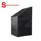 Высококачественный пылезащитный чехол для стула патио, наружный садовый протектор мебели для патио, водонепроницаемый пылезащитный чехол для стула с Глубоким Сиденьем, прочный