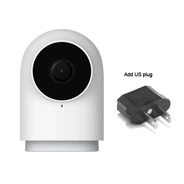 Add US Plug xiaomi Aqara 1080P умная камера G2 hub Gateways Edition Zigbee связь IP Wifi Беспроводная облачная Домашняя безопасность умные устройства - Цвет: Add US Plug