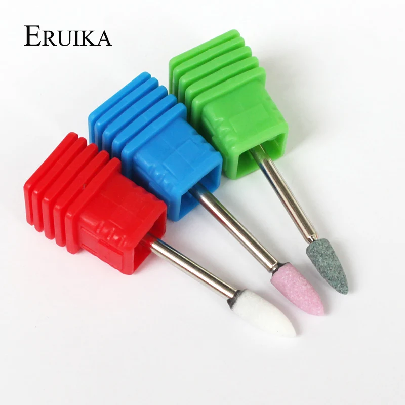 Аппарат для маникюра ERUIKA 1 шт. керамический камень острые и фрезы ногтей