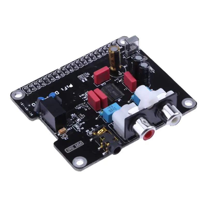 PCM5122 HIFI DAC аудио модуль звуковой карты I2S 384 кГц со светодиодным индикатором для