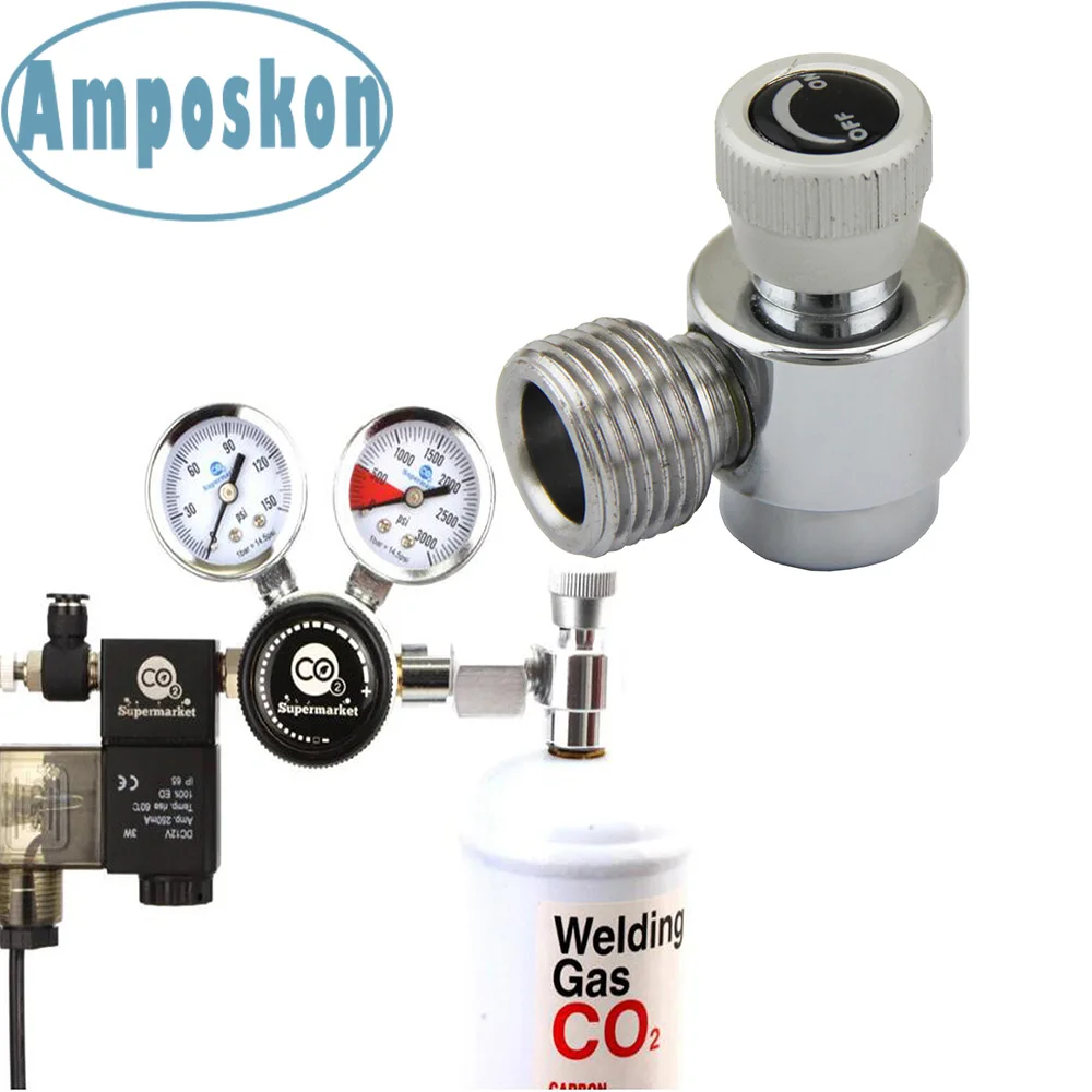 M10 * 1 шт. Регулируемый адаптер для сварки СО2 цилиндров повторное