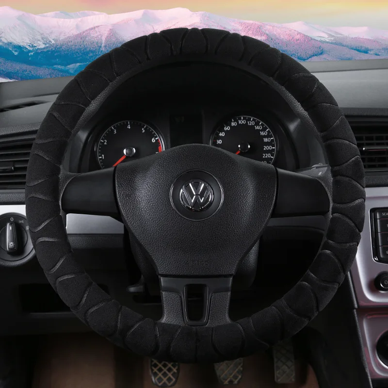 Новые поступления красный плюшевый чехол на руль для девочек теплый/Зимний