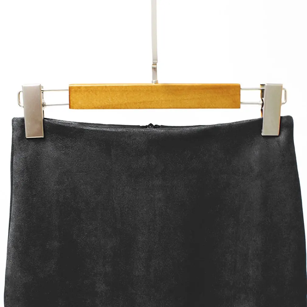 Женская замшевая юбка-карандаш серая/Розовая Повседневная стрейчевая юбка с