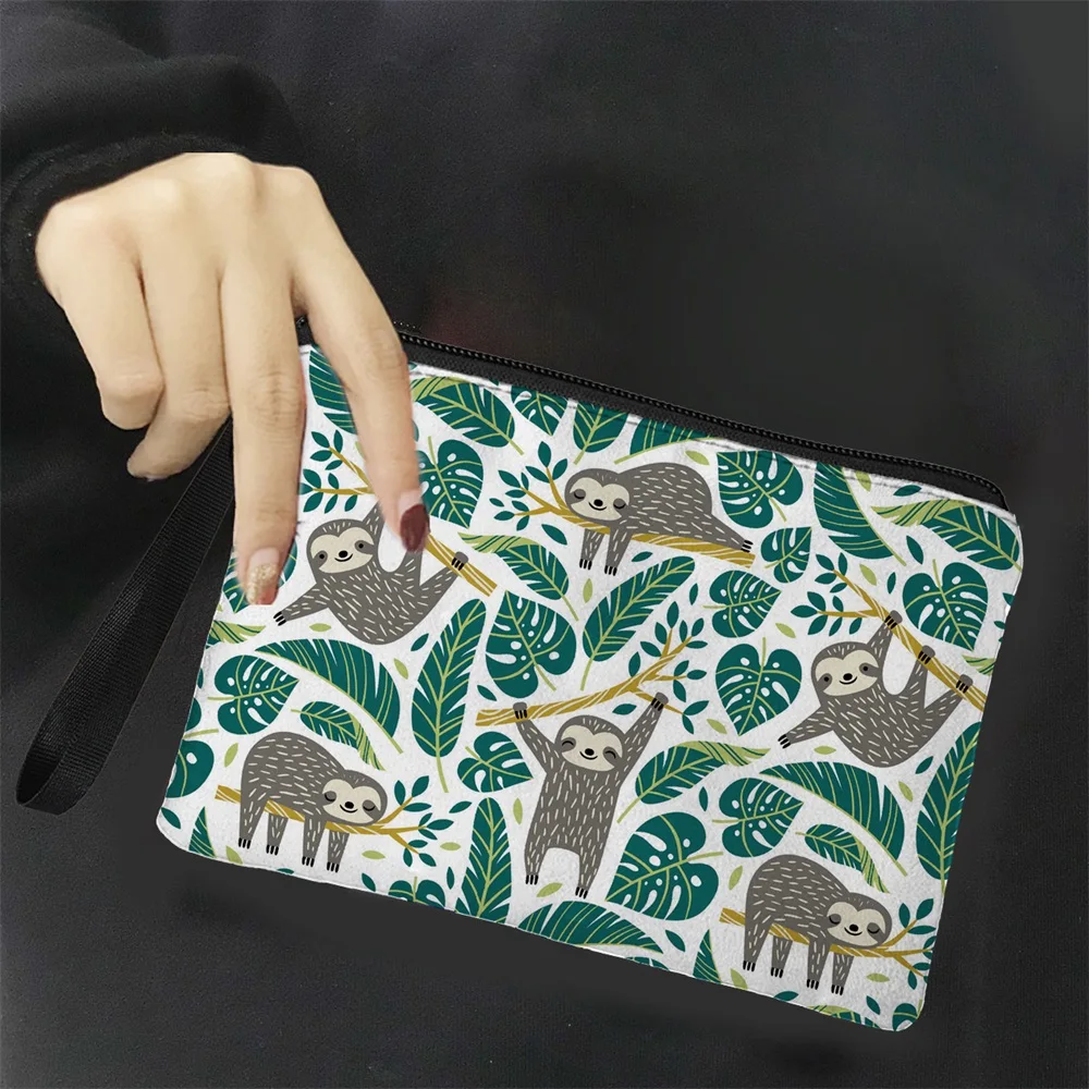 

FORUDESIGNS Hawaiian Polynesian Turtle With Hibiscus Printed Femme Money Bag Mini Clutch Card ID Holder Women Tote Coin Wallet