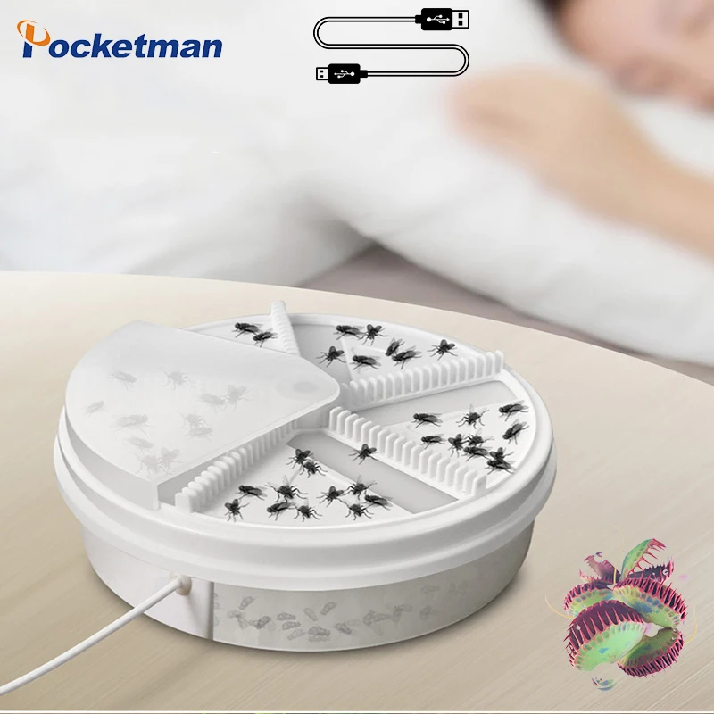 Электрическая ловушка для нахлыстов насекомых с питанием от USB товары кухни | Дом