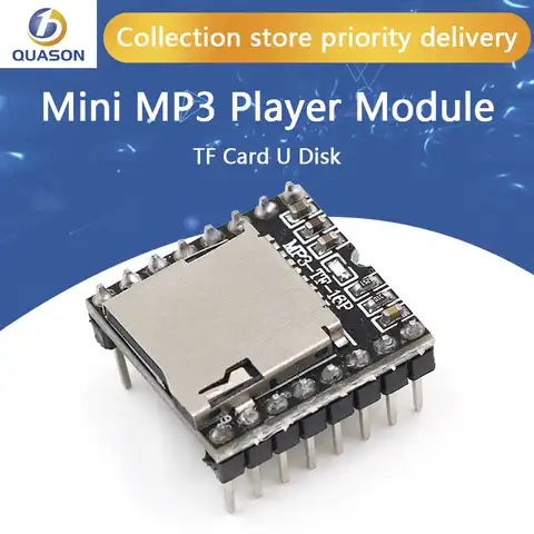 10 шт. DFPlayer мини mp3-плеер модуль MP3 голосовой модуль для Arduino DIY поддержка tf-карты USB диск