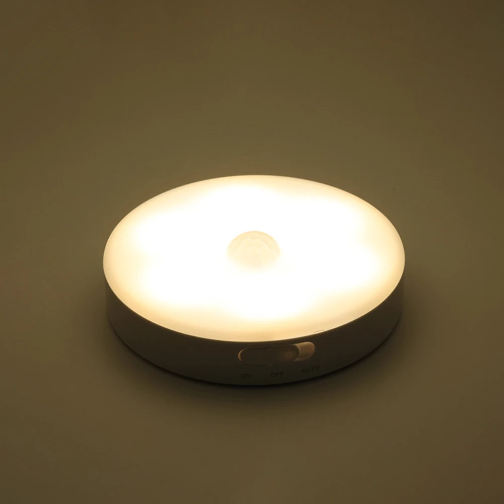 

Light Control Lamp Infrared Sensing Motion Sensor Night Light Bedroom Led USB Rechargeable Indoor Corridor Lamp