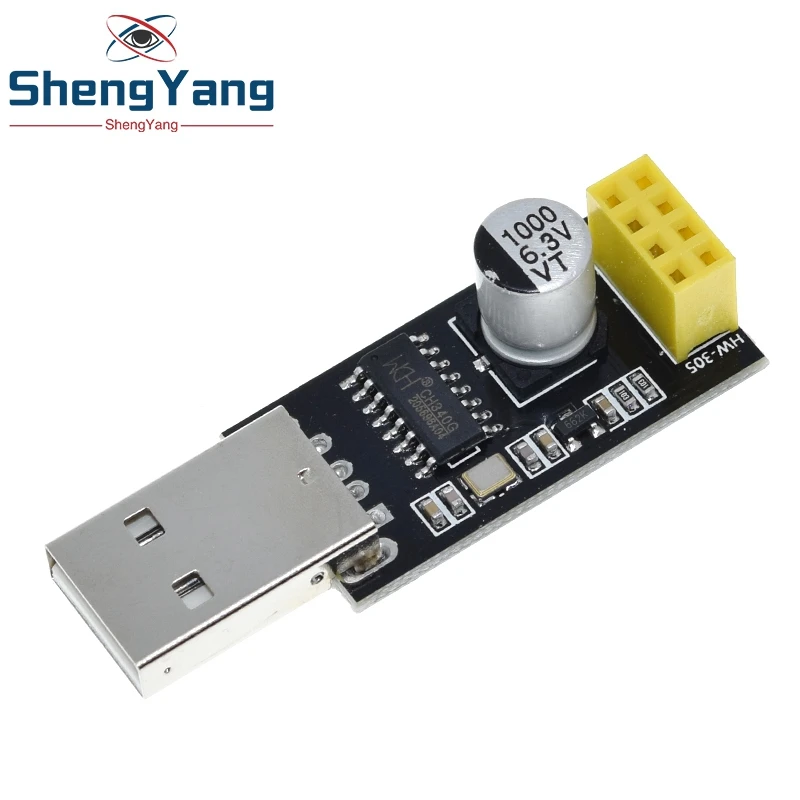 Завеса ESP01 программист адаптер UART GPIO0 ESP 01 Adaptater CH340G USB к ESP8266 серийный Беспроводной