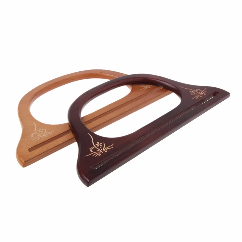 Твердая деревянная ручка для ручной работы сумки DIY кошелек ручные