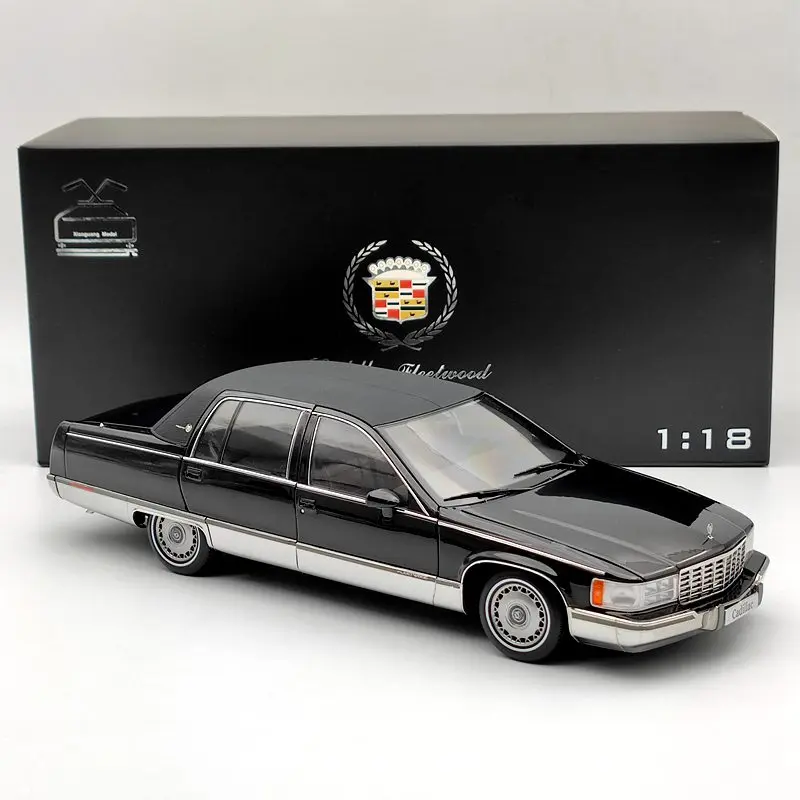 Модель автомобиля из литого под давлением GM 1:18 для Cadillac Fleetwood Sedan 1993 Black | Игрушки и