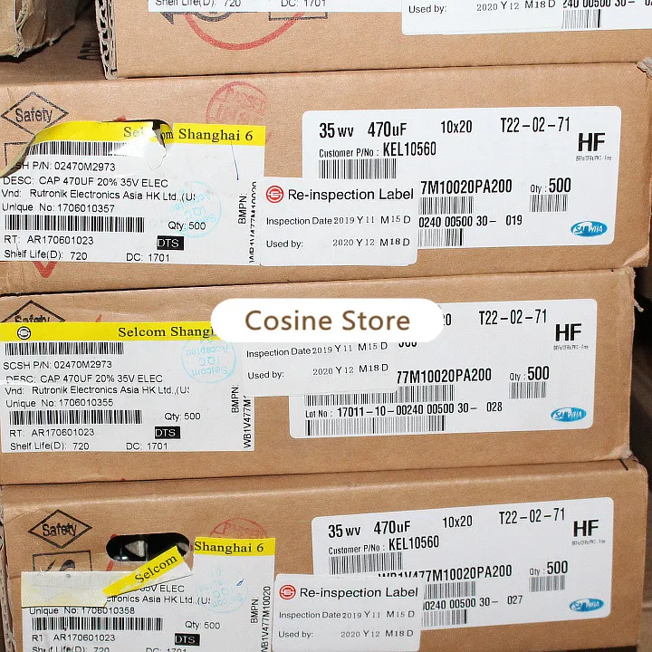 30 шт./лот двухконтактный электролитический оригинальный импортный конденсатор