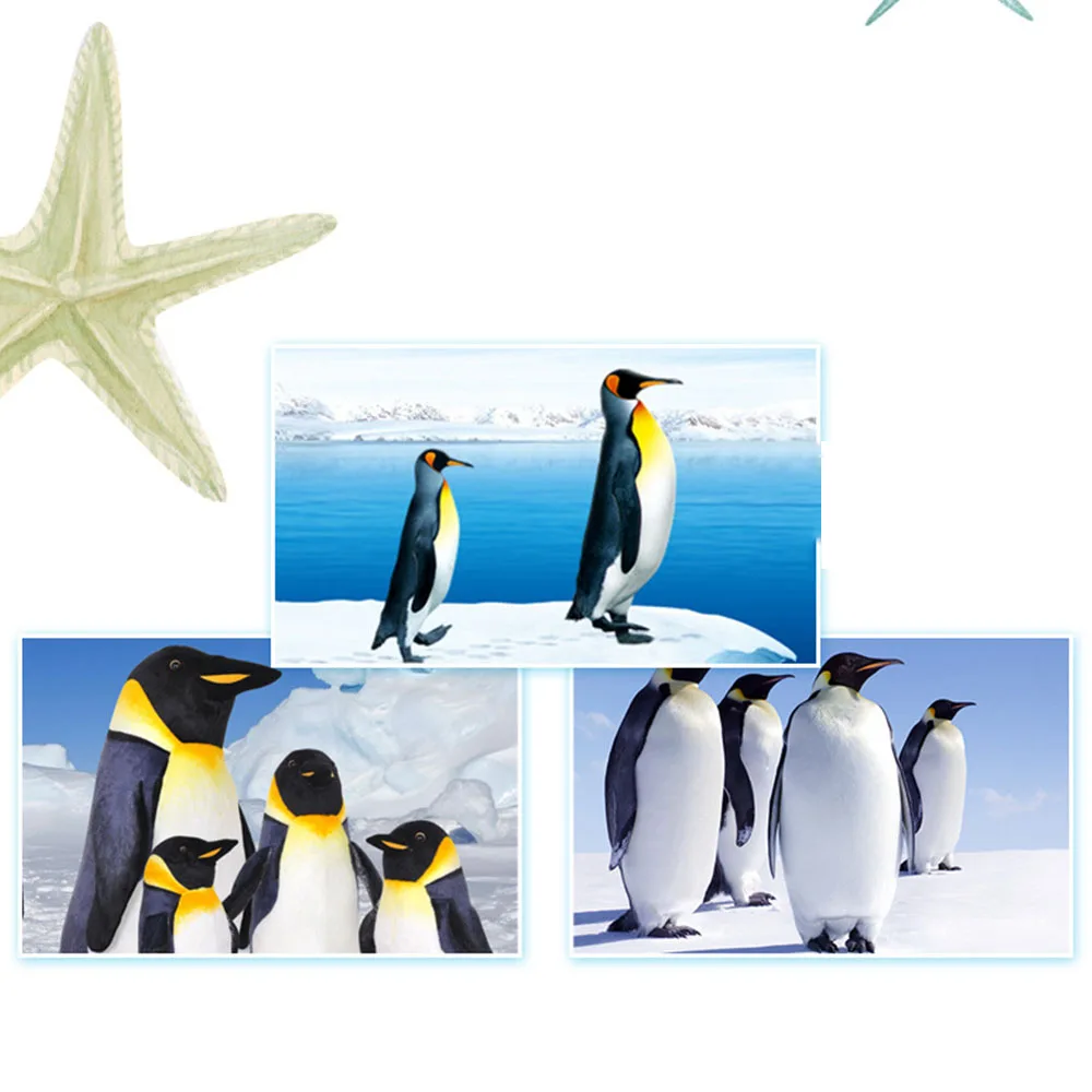 Большой Пингвин моделирование плюшевые куклы для детей симуляция моря игрушка в