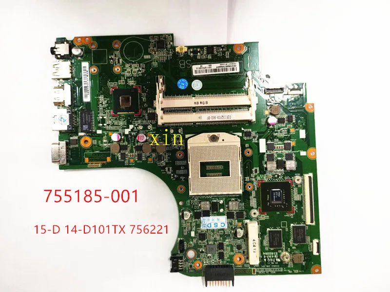 Материнская плата для ноутбука HP 14-D 14-D101TX GT820M HM86 755185-001 100% хорошо работает |