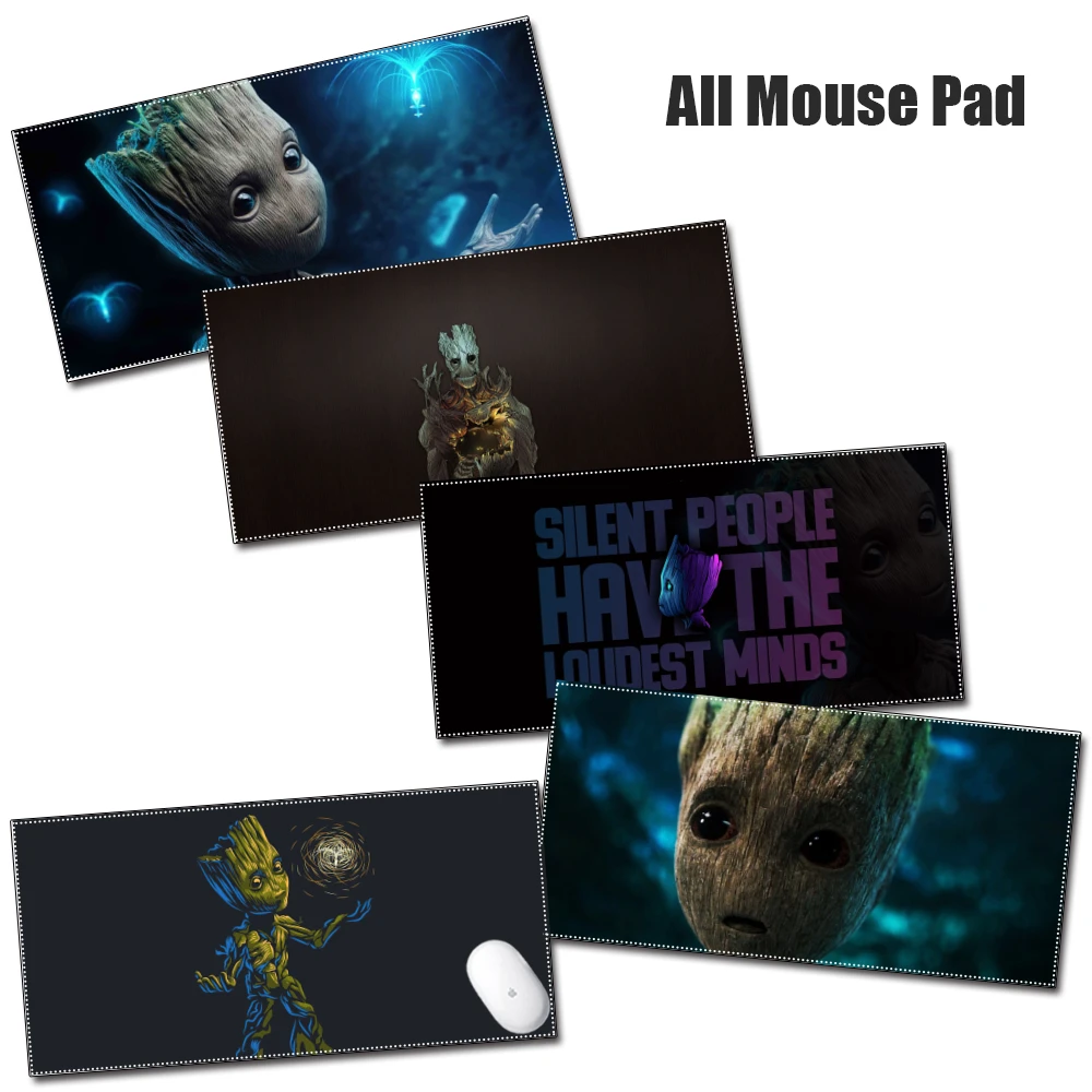 

Disney Super Large PC Mousepad Gamer Gaming Mouse Pads Baby Groot superheroes