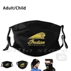 Мотоциклетная маска со смешным рисунком многоразовые Pm2.5 фильтр уход за кожей лица мотоциклетный индийский велосипед Винтаж Байкер Мотоцикл Классический Чоппер американский