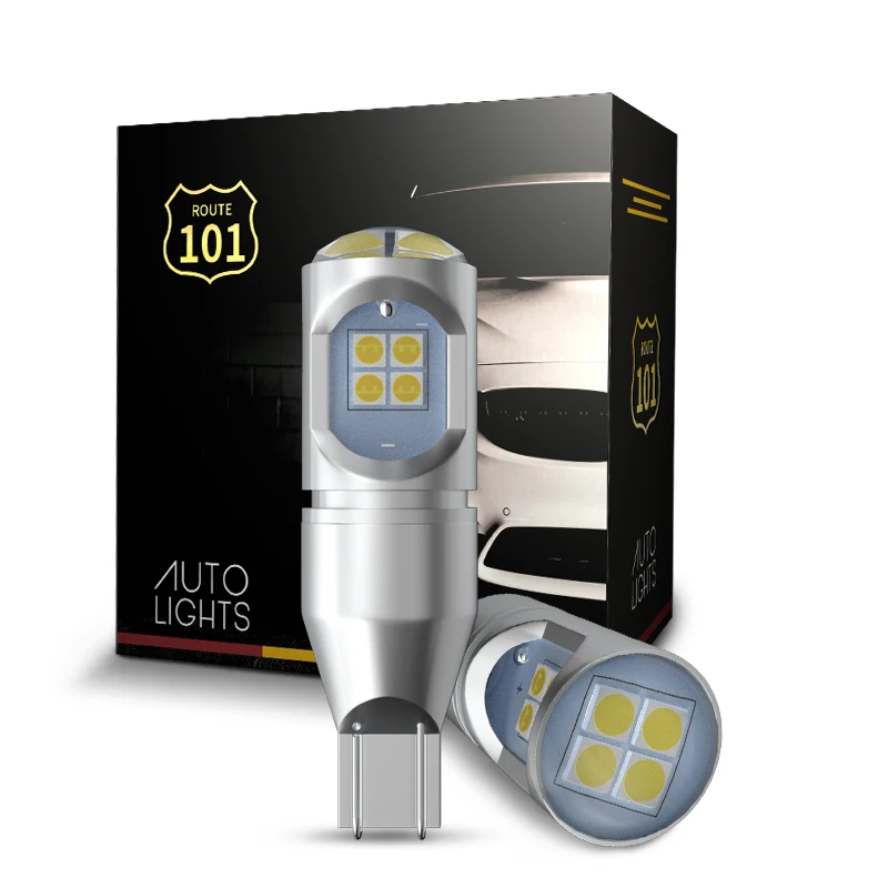 

Route101 T15 W16W LED CANBus Lamp 6000K White 12V 24V 921 Car LED Bulb Error Free Reverse Backup DRL Light